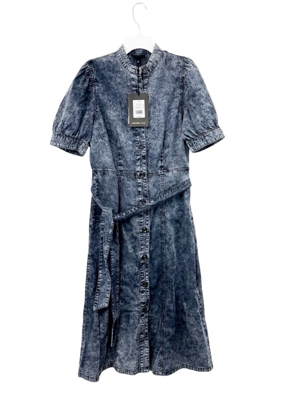 BRAND NEW Who What Wear x Target Acid Wash Denim Midi Dress